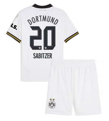 Borussia Dortmund Marcel Sabitzer #20 Tredje Kläder Barn 2024-25 Kortärmad (+ Korta byxor)